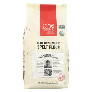 One Degree Organic Foods Sprouted Spelt Flour - Organic - Case Of 6 - 32 Oz.