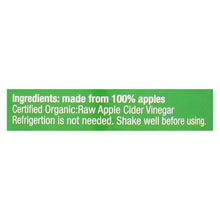 Zoe - Apple Cider Vinegar - Case Of 6 - 17 Fl Oz.