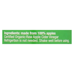 Zoe - Apple Cider Vinegar - Case Of 6 - 17 Fl Oz.