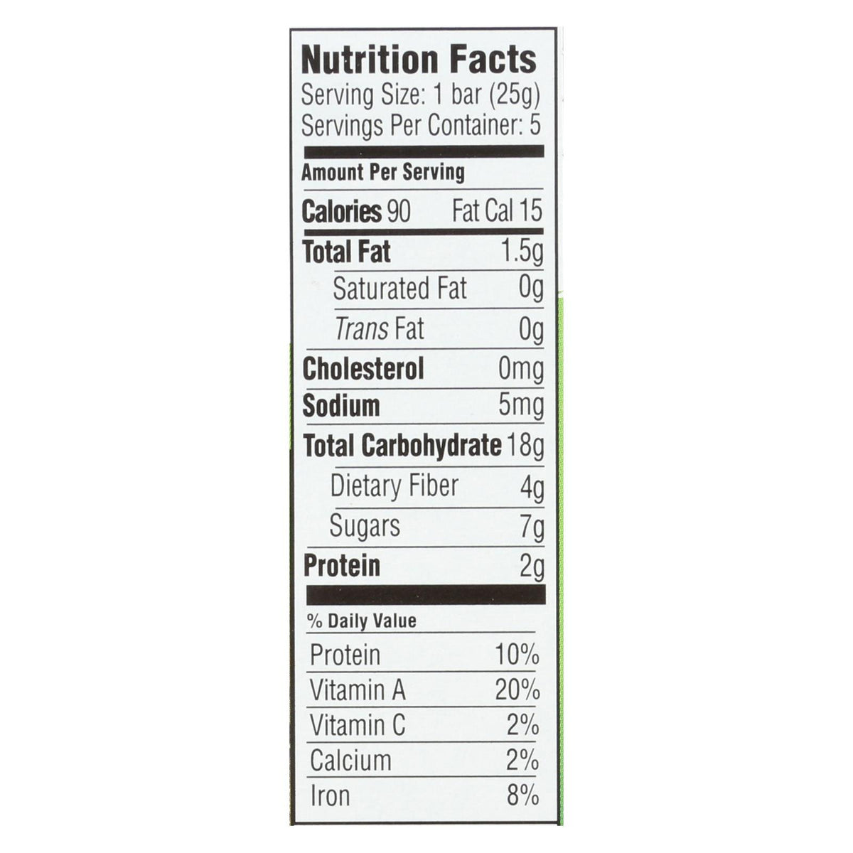 Happy Tot Soft Baked Oat Bar Organic Apples & Spinach  - Case Of 6 - 5-.88oz