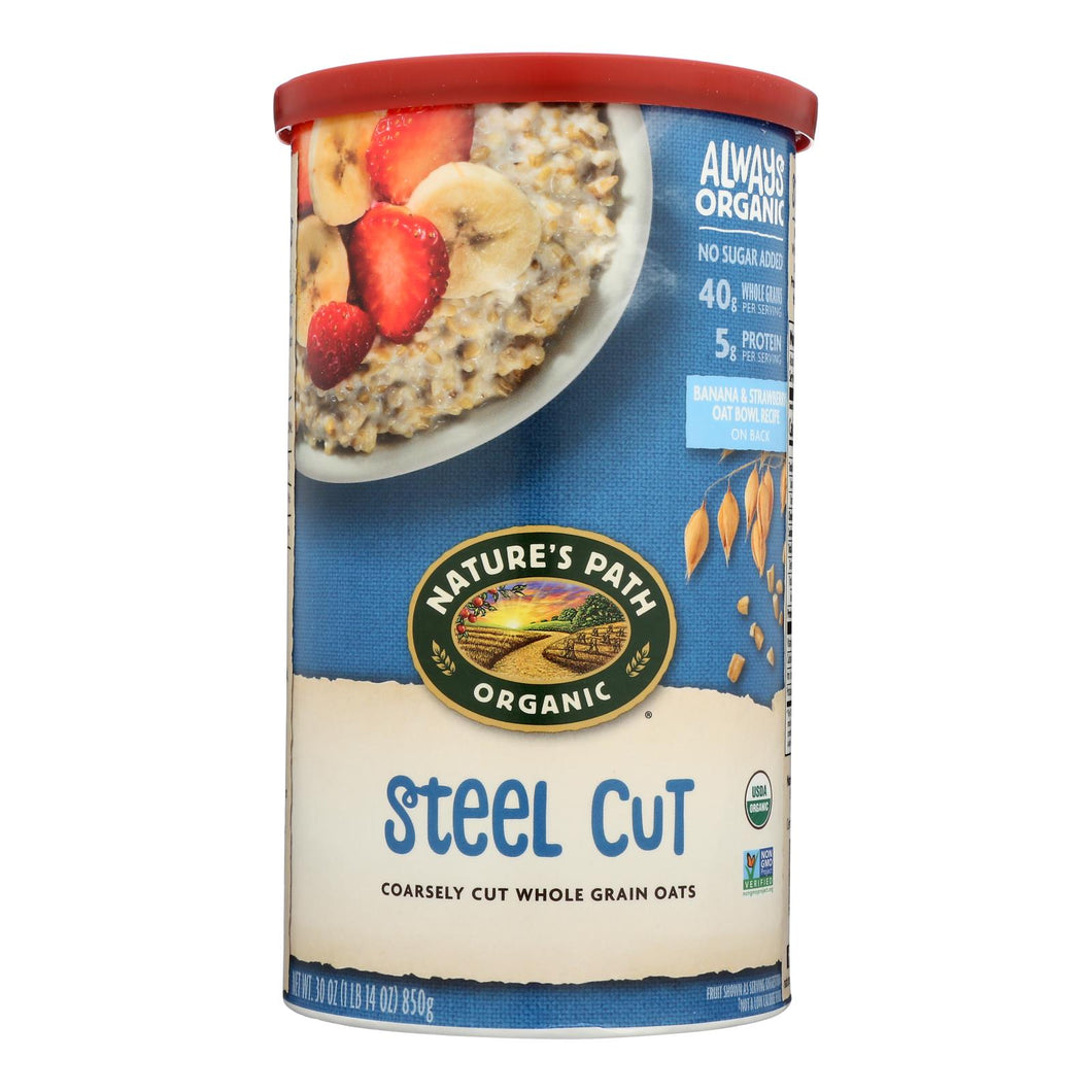 Nature's Path Organic Steel Cut Oats - Case Of 6 - 30 Oz.