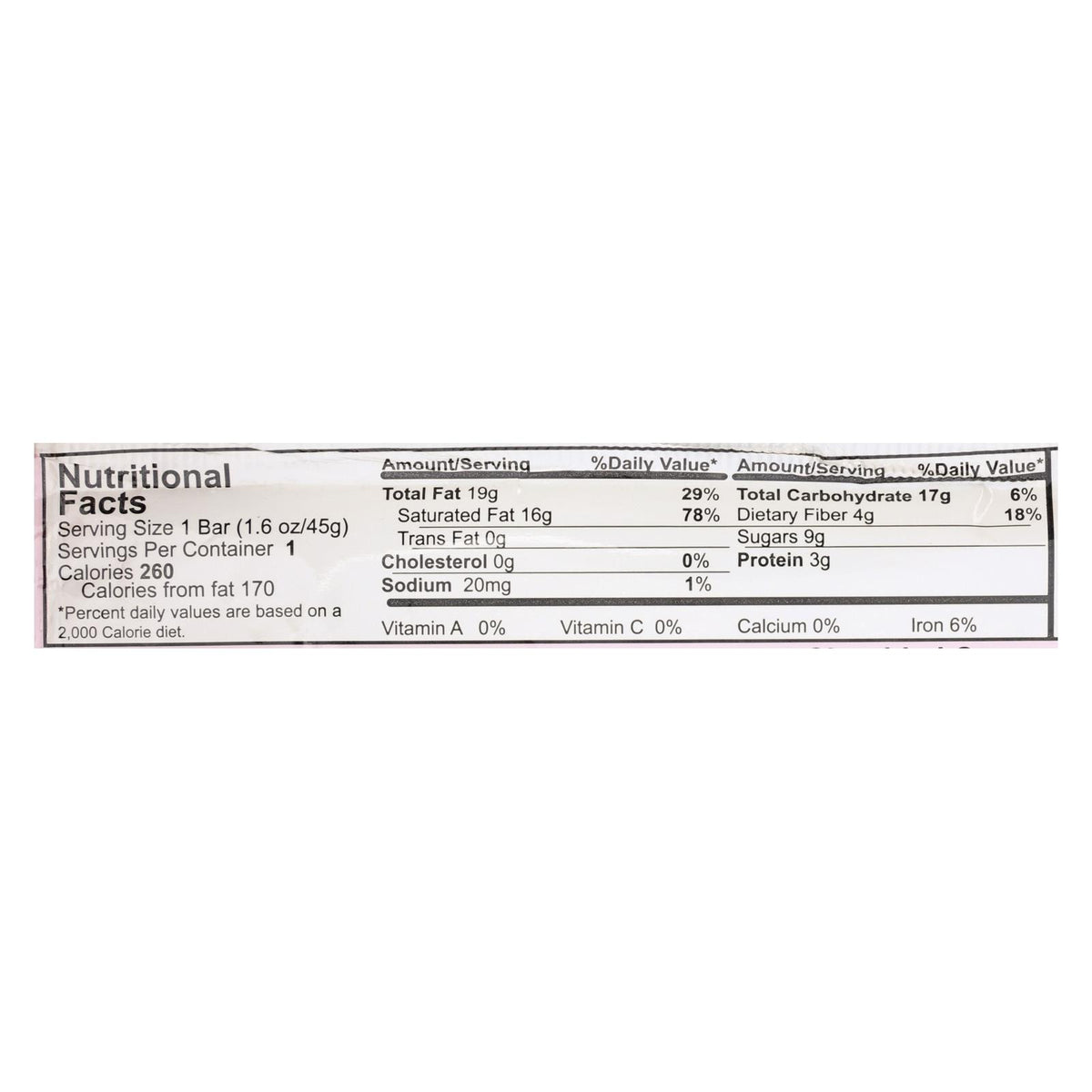 Nelly's Organics Coconut Candy Bar  - Case Of 9 - 1.6 Oz