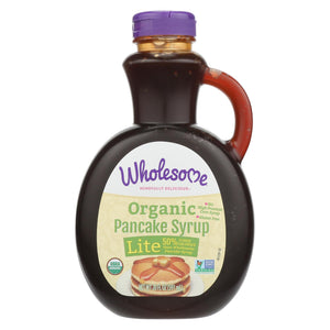 Wholesome Sweeteners Organic Syrup - Pancake Lite - Case Of 6 - 20 Fl Oz