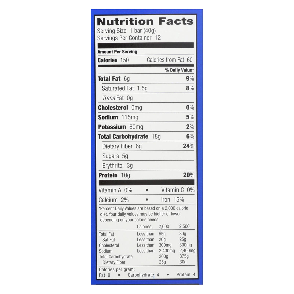 Our Organic Protein Bars  - Case Of 12 - 1.41 Oz