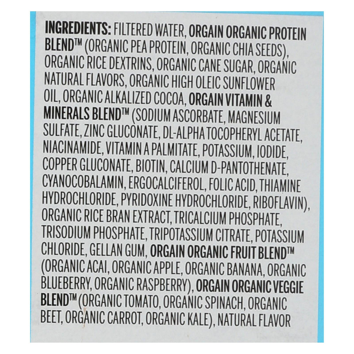 Our Organic Vegan Protein Shakes  - Case Of 3 - 4-11 Fz
