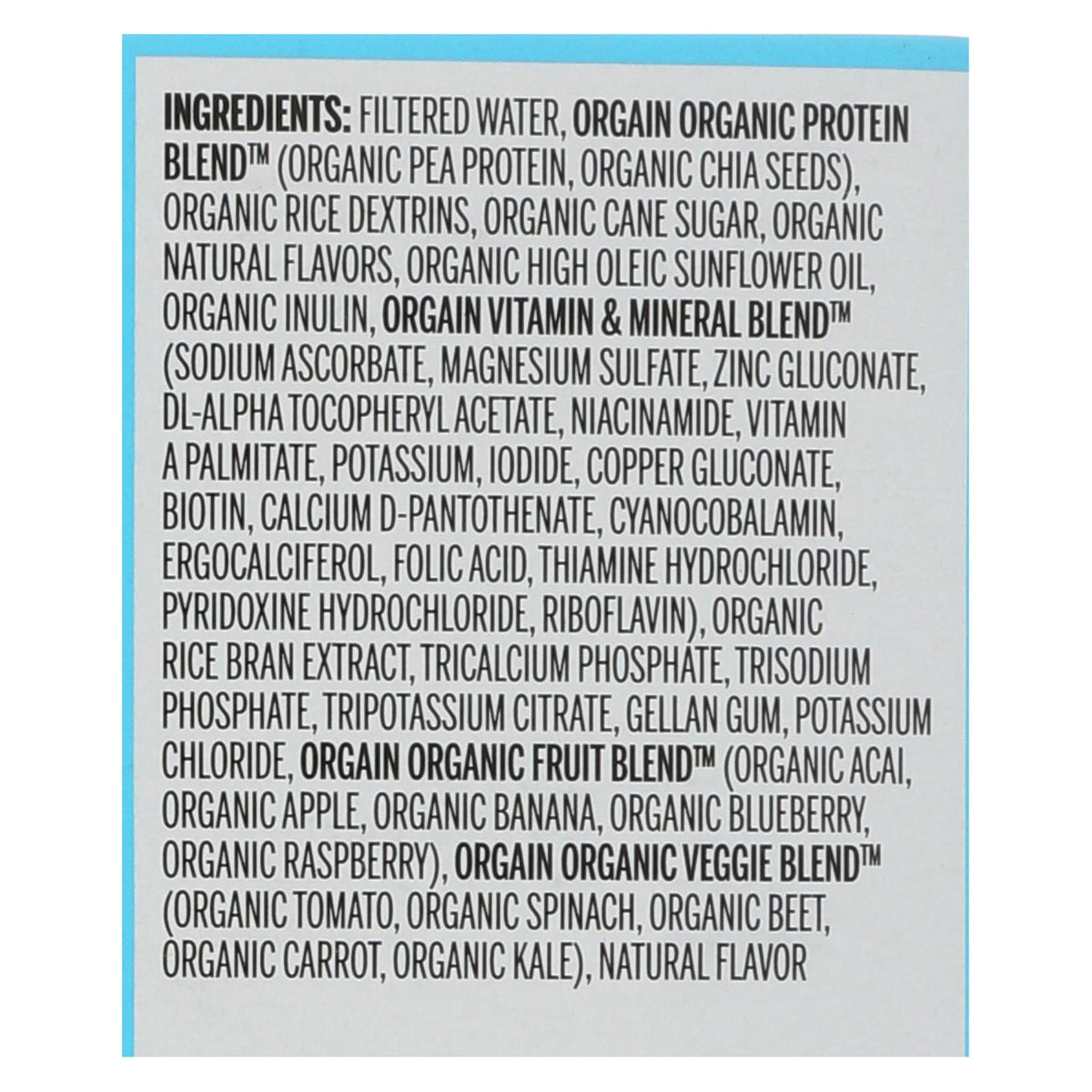 Our Organic Vegan Protein Shakes  - Case Of 3 - 4-11 Fz