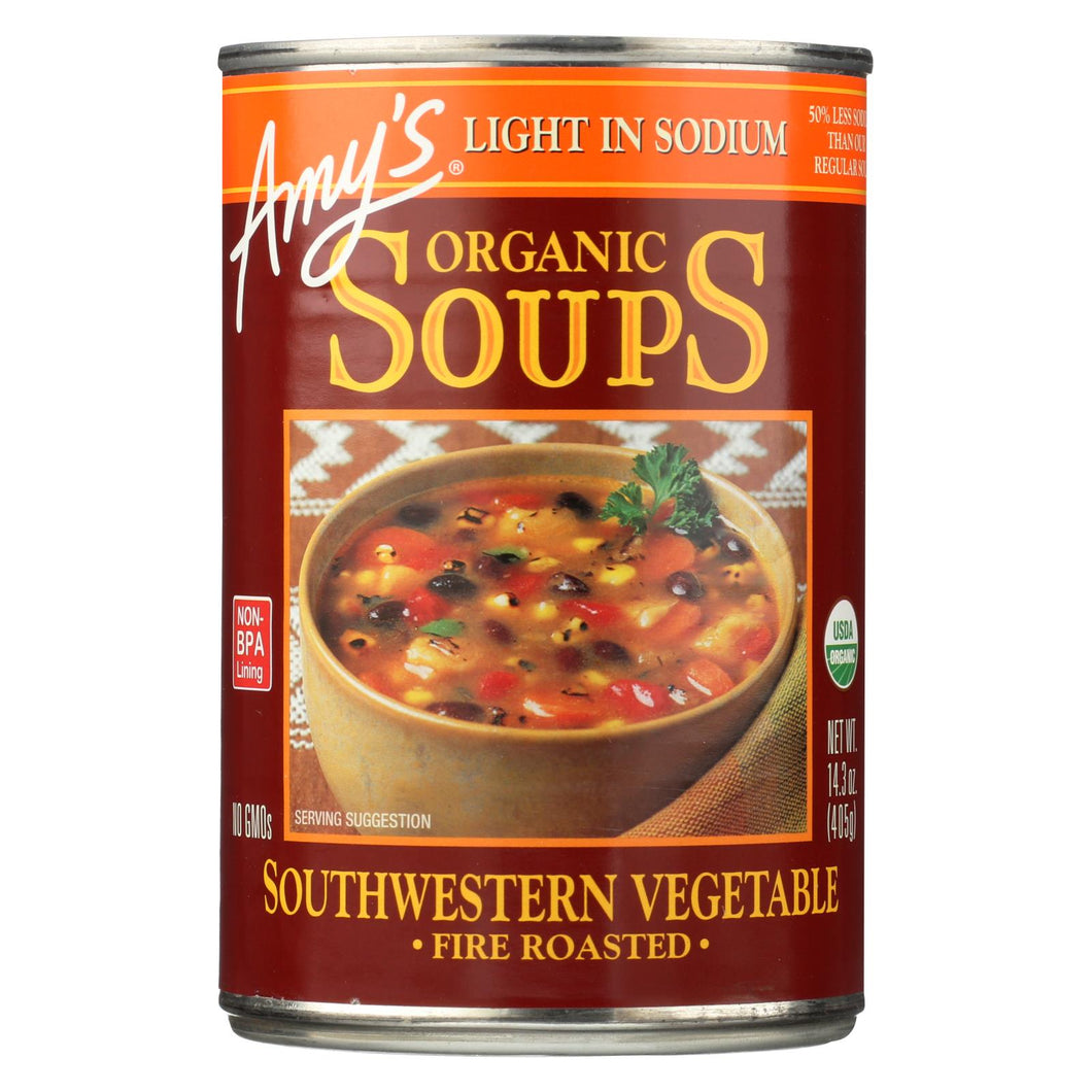 Amy's - Soup Organic Fire Roasted Southwestern Vegetable - Case Of 12 - 14.3 Oz