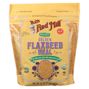 Bob's Red Mill - Organic Flaxseed Meal - Golden - Case Of 4 - 32 Oz