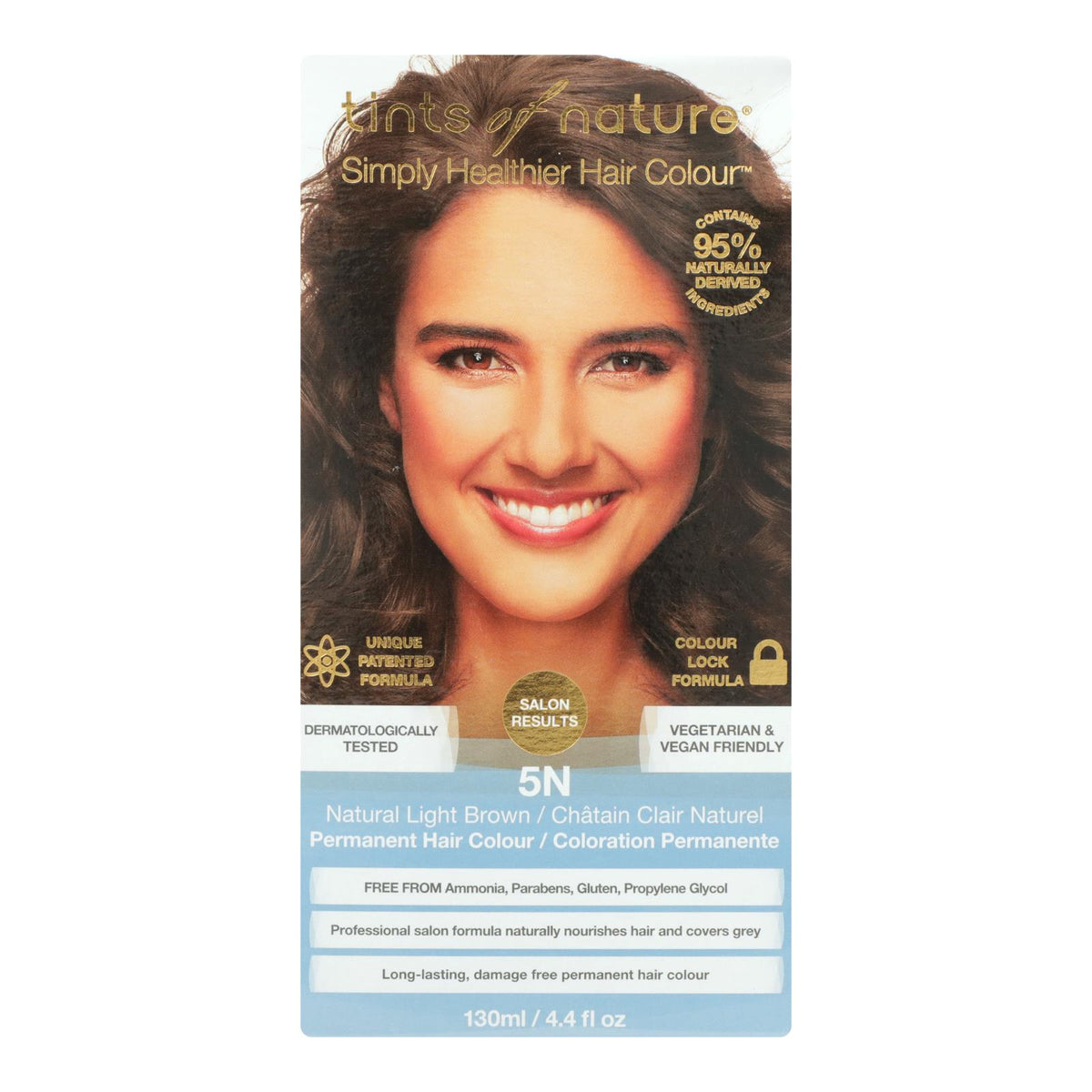 Tints Of Nature 5n Natural Light Brown Hair Color  - 1 Each - 4.4 Fz