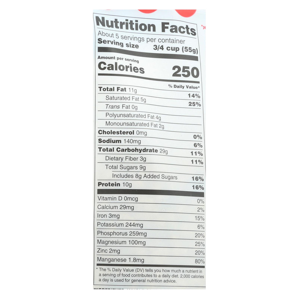 Manitoba Harvest - Granola Hemp Blubry - Case Of 6 - 10 Oz