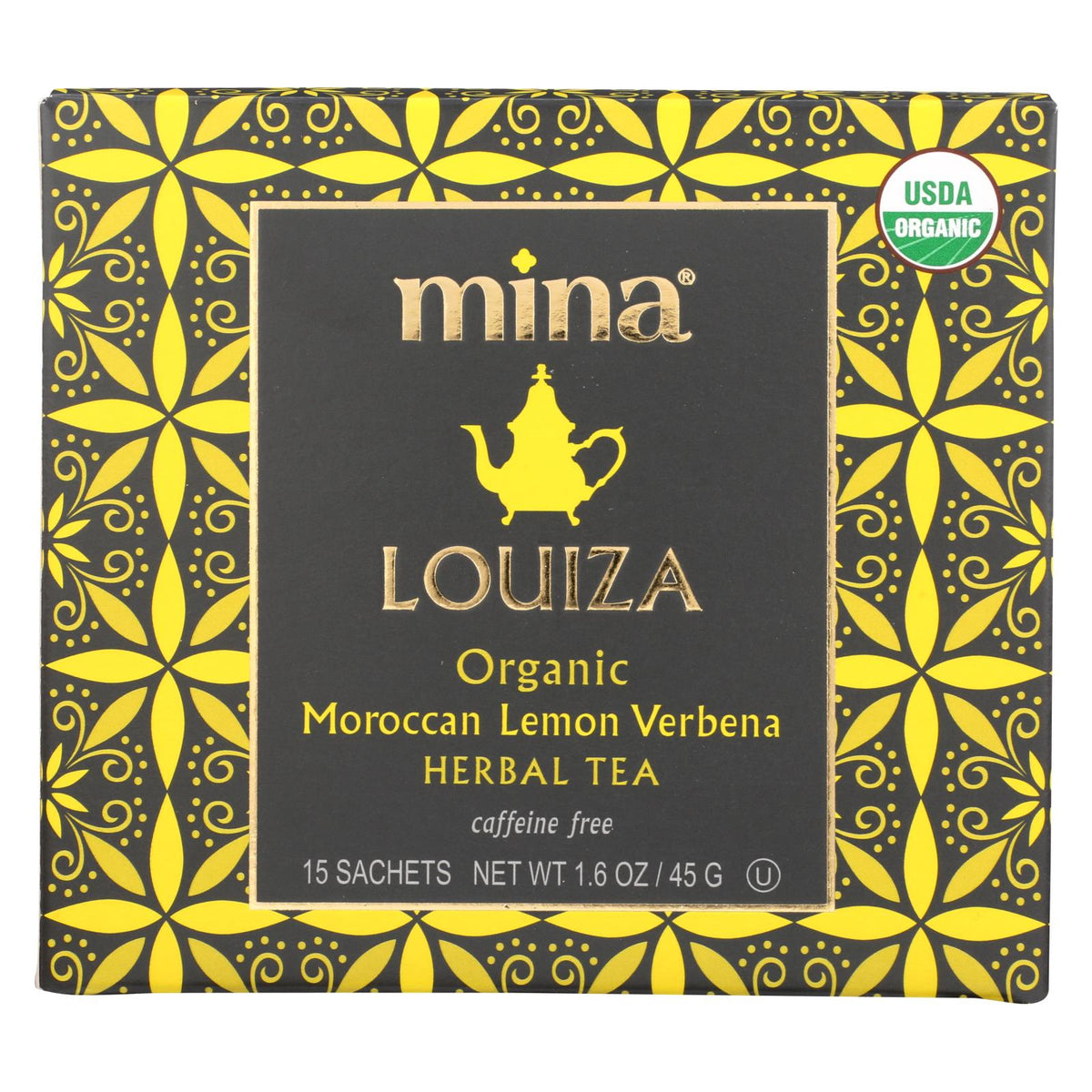 Mina - Verbena Tea Lemon Moroc - Case Of 6 - 15 Ct