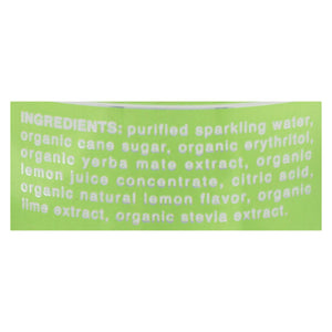 Clean Cause - Yrba Mte Lemon Lime Cln - Case Of 12 - 16 Fz