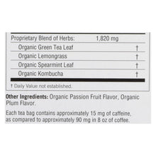 Yogi Herbal Green Tea Kombucha - 16 Tea Bags - Case Of 6