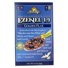 Food For Life Baking Co. Cereal - Organic - Ezekiel 4-9 - Sprouted Whole Grain - Golden Flax - 16 Oz - Case Of 6