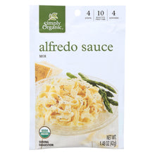 Simply Organic Alfredo Seasoning Mix - Case Of 12 - 1.48 Oz.