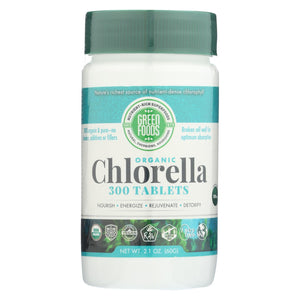 Green Foods Organic Chlorella - 200 Mg - 300 Tablets