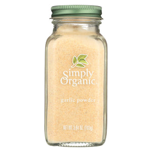 Simply Organic Garlic Powder - Case Of 6 - 3.64 Oz.