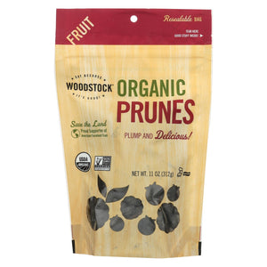 Woodstock Organic California Prunes - Pitted - Case Of 8 - 11 Oz.