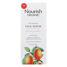 Nourish Organic Face Serum - Pure Hydrating Argan Apricot And Rosehip - .7 Oz