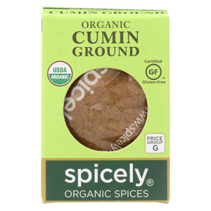 Spicely Organics - Organic Cumin - Ground - Case Of 6 - 0.45 Oz.