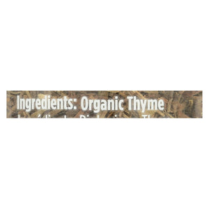 Spicely Organics - Organic Thyme - Case Of 3 - 0.6 Oz.