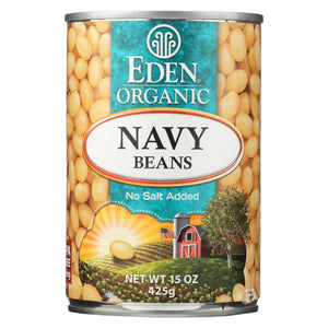 Eden Foods Navy Beans - Organic - Case Of 12 - 15 Oz.