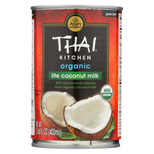 Thai Kitchen Organic Lite Coconut Milk - Case Of 12 - 13.66 Fl Oz.