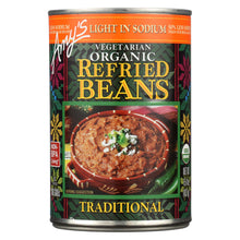 Amy's - Organic Light In Sodium Traditional Refried Beans - Case Of 12 - 15.4 Oz.