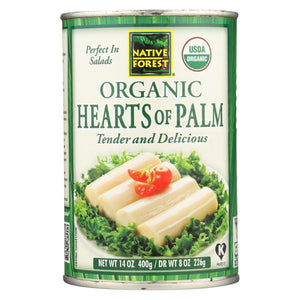 Native Forest Organic Hearts - Palm - Case Of 12 - 14 Oz.