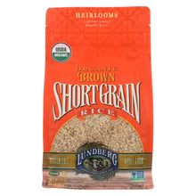 Lundberg Family Farms Organic Short Grain Brown Rice - Case Of 6 - 2 Lb.