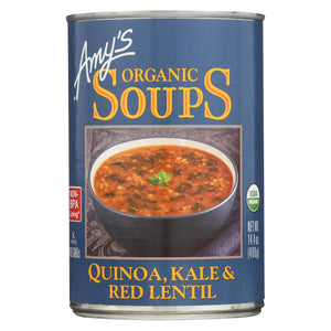 Amy's - Organic Soups - Quinoa Kale And Lentil - Case Of 12 - 14.4 Oz.