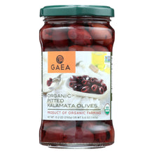 Gaea Olives - Organic - Kalamata - Pitted - Original - 5.6 Oz - Case Of 8