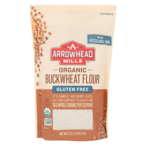 Arrowhead Mills - Organic Bukwheat Flour - Gluten Free - Case Of 6 - 22 Oz.