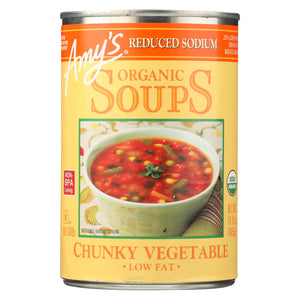 Amy's - Soup Organic Chunky Vegetable - Case Of 12 - 14.3 Oz