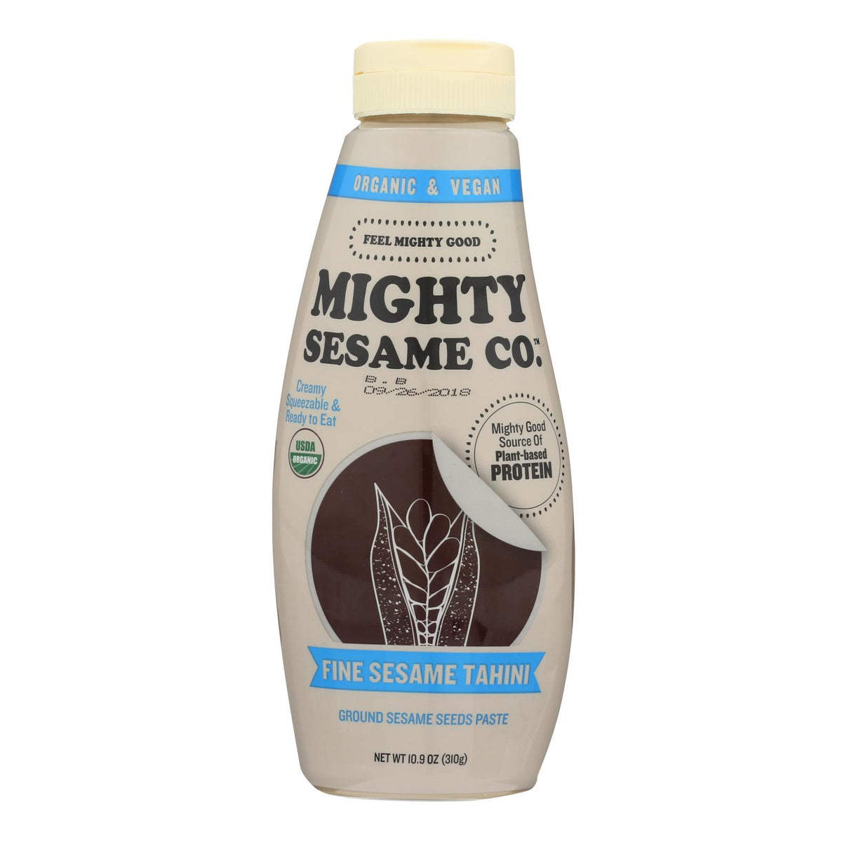 Mighty Sesame Company - Tahini Organic Fine Sesame - Case Of 8 - 10.9 Oz