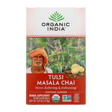 Organic India Tulsi Tea Chai Masala - 18 Tea Bags - Case Of 6