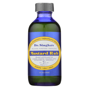 Dr. Singha's Mustard Rub - 4 Fl Oz