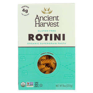 Ancient Harvest Organic Gluten Free Quinoa Supergrain Pasta - Rotelle - Case Of 12 - 8 Oz