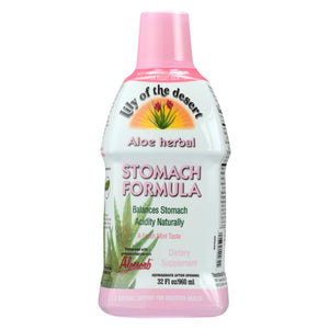 Lily Of The Desert - Aloe Herbal Stomach Formula Fresh Mint - 32 Fl Oz