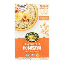 Nature's Path Organic Hot Oatmeal - Homestyle - Case Of 6 - 11.3 Oz.