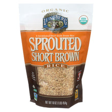 Lundberg Family Farms Sprouted Short Brown Rice - Case Of 6 - 1 Lb.