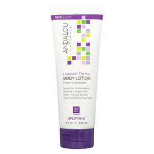 Andalou Naturals Body Lotion - Lavender Thyme Refreshing - 8 Fl Oz