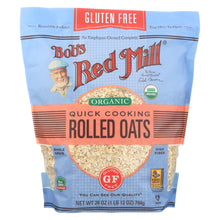 Bob's Red Mill - Organic Quick Cooking Rolled Oats - Gluten Free - Case Of 4-28 Oz